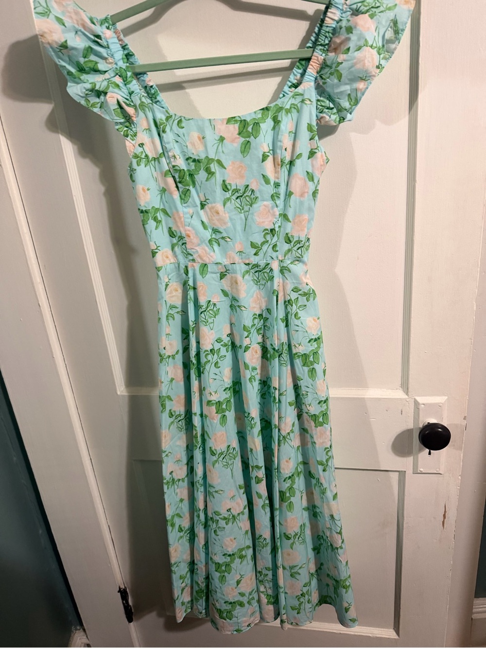 Hill House Daphne Dress in Blue Rose Floral